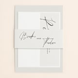 "Signature Style" - Wedding Invitations in Silk by Design Lotus - Assembled
