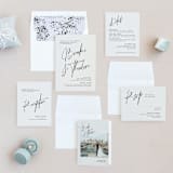 "Signature Style" - Wedding Invitations in Silk by Design Lotus - Invitation Suite