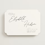 "Macaron" - Wedding Invitations in Snow by Nicoletta Savod - Front