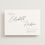 "Macaron" - Wedding Invitations in Snow by Nicoletta Savod - Front