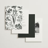 "SoHo" - Wedding Invitations in Silk by Kelly Schmidt - Back of Card Options