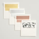 "SoHo" - Wedding Invitations in Silk by Kelly Schmidt - Envelope Liner Options