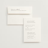 "SoHo" - Wedding Invitations in Silk by Kelly Schmidt - Invitation with Envelope