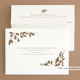 "Painterly Florals" - Wedding Invitations in Scarlet by Vivian Yiwing - FREE Recipient Addressing