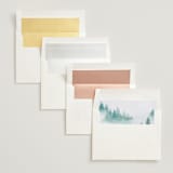 "Forest air" - Wedding Invitations in Forest by Yuliya Evseeva - Envelope Liner Options