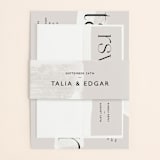 "Swoon" - Wedding Invitations in Cream by Lindsay Stetson Thompson - Assembled