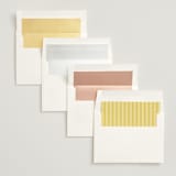 "Bloom" - Wedding Invitations in Caribbean Citrus by Morgan Kendall - Envelope Liner Options