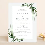 "Botanical Frame" - Wedding Invitations in Fern by Kate Ahn - Front