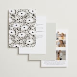 "Nothing Compares To You" - Wedding Invitations in Cream by Design Lotus - Back of Card