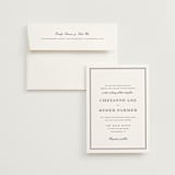 "Engraved names" - Wedding Invitations in Burgundy by Stacey Meacham - Invitation with Envelope