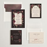 "Romantics" - Wedding Invitations in Merlota by Susan Moyal - Invitation Suite