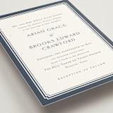 "Ariah" - Wedding Invitations in French Blue by Jennifer Postorino - Detail