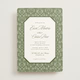 "Vintage Garden" - Wedding Invitations in Forest by Sherley Ferreira - Front