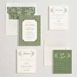 "Vintage Garden" - Wedding Invitations in Forest by Sherley Ferreira - Invitation Suite