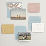 "Mystique" - Wedding Invitations in Linen by Ashley Rosenbaum - Invitation Suite