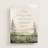 "Every Single Dawn With You" - Wedding Invitations in Forest by Petra Kern - Front