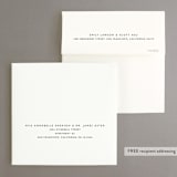 "Elegantly Minimal" - Wedding Invitations in Seafoam by itsjensworld - FREE Recipient Addressing