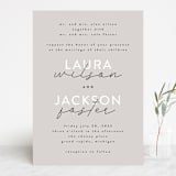 "Styled" - Wedding Invitations in Fog by Pixel and Hank - Front