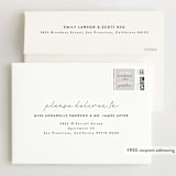 "Styled" - Wedding Invitations in Fog by Pixel and Hank - FREE Recipient Addressing