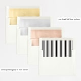 "Styled" - Wedding Invitations in Fog by Pixel and Hank - Envelope Liner Options