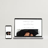"When I Fall In Love" - Wedding Invitations in Snow Bright by Design Lotus - FREE Wedding Website