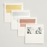 "When I Fall In Love" - Wedding Invitations in Snow Bright by Design Lotus - Envelope Liner Options