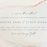 "cultured pearl" - Wedding Invitations in Pearl by Erin Deegan - Close-Up
