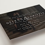 "And here we are" - Wedding Invitations in Marble by Lea Delaveris - Close-Up