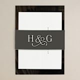 "And here we are" - Wedding Invitations in Marble by Lea Delaveris - Assembled