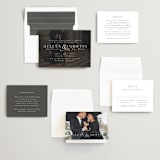"And here we are" - Wedding Invitations in Marble by Lea Delaveris - Invitation Suite
