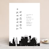 "Urban" - Wedding Invitations in Onyx by Lori Wemple - Front