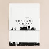 "Urban" - Wedding Invitations in Onyx by Lori Wemple - Assembled