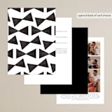 "Beau tied" - Wedding Invitations in Tuxedo by Gwen Bedat - Back of Card