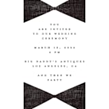 "Beau tied" - Wedding Invitations in Tuxedo by Gwen Bedat - Close-Up