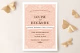"Grand Flourish" - Wedding Invitations in Blush by Bonjour Paper - Front