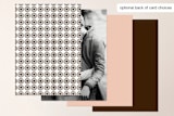 "Grand Flourish" - Wedding Invitations in Blush by Bonjour Paper - Back of Card Options
