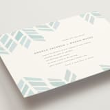 "Arrow Head" - Wedding Invitations in Sky by Erin Hodges - Detail