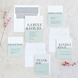 "So Fresh" - Wedding Invitations in Mint by Stacey Meacham - Invitation Suite