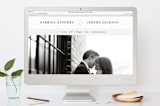 "Big Mod" - Wedding Invitations in Midnight by Snow and Ivy - FREE Wedding Website