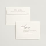 "Overlap" - Wedding Invitations in Terracotta by Kelly Schmidt - FREE Recipient Addressing