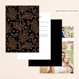 "Grand Natura" - Wedding Invitations in Noir by GeekInk Design - Back of Card