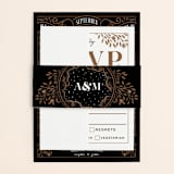 "Grand Natura" - Wedding Invitations in Noir by GeekInk Design - Assembled