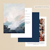 "Evelyn" - Wedding Invitations in Capri by Nicole Walsh - Back of Card