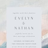 "Evelyn" - Wedding Invitations in Capri by Nicole Walsh - Close-Up