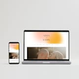 "Blend" - Wedding Invitations in Honeysuckle by Sarah Lenger - FREE Wedding Website