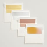 "Blend" - Wedding Invitations in Honeysuckle by Sarah Lenger - Envelope Liner Options