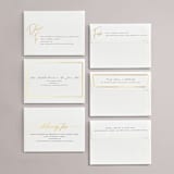 "Blend" - Wedding Invitations in Honeysuckle by Sarah Lenger - Foil Envelopes Available