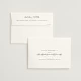 "Vow" - Wedding Invitations in Tuxedo by Leah Bisch - FREE Recipient Addressing