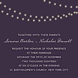 "Midnight Vineyard" - Wedding Invitations in Deep Eggplant by Design Lotus - Close-Up