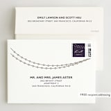 "Midnight Vineyard" - Wedding Invitations in Deep Eggplant by Design Lotus - FREE Recipient Addressing